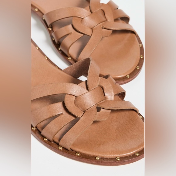 Schutz Women's Brown Leather Phoenix Sandal Size 8.5 - Picture 2 of 15